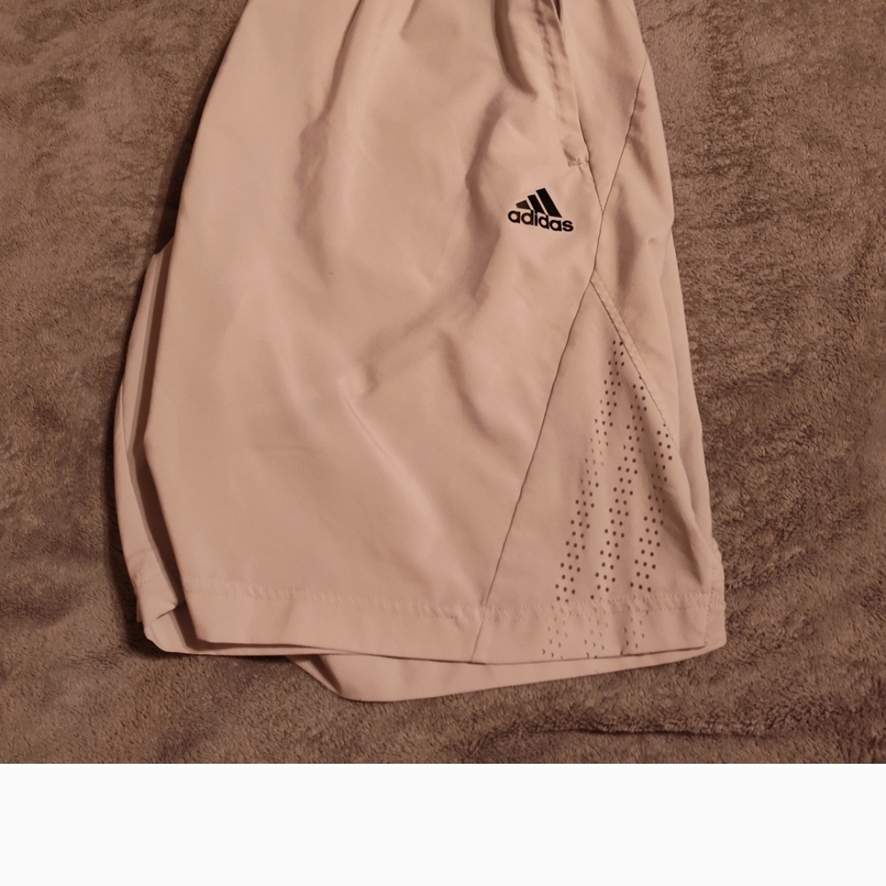 Adidas Cream Sports Shorts